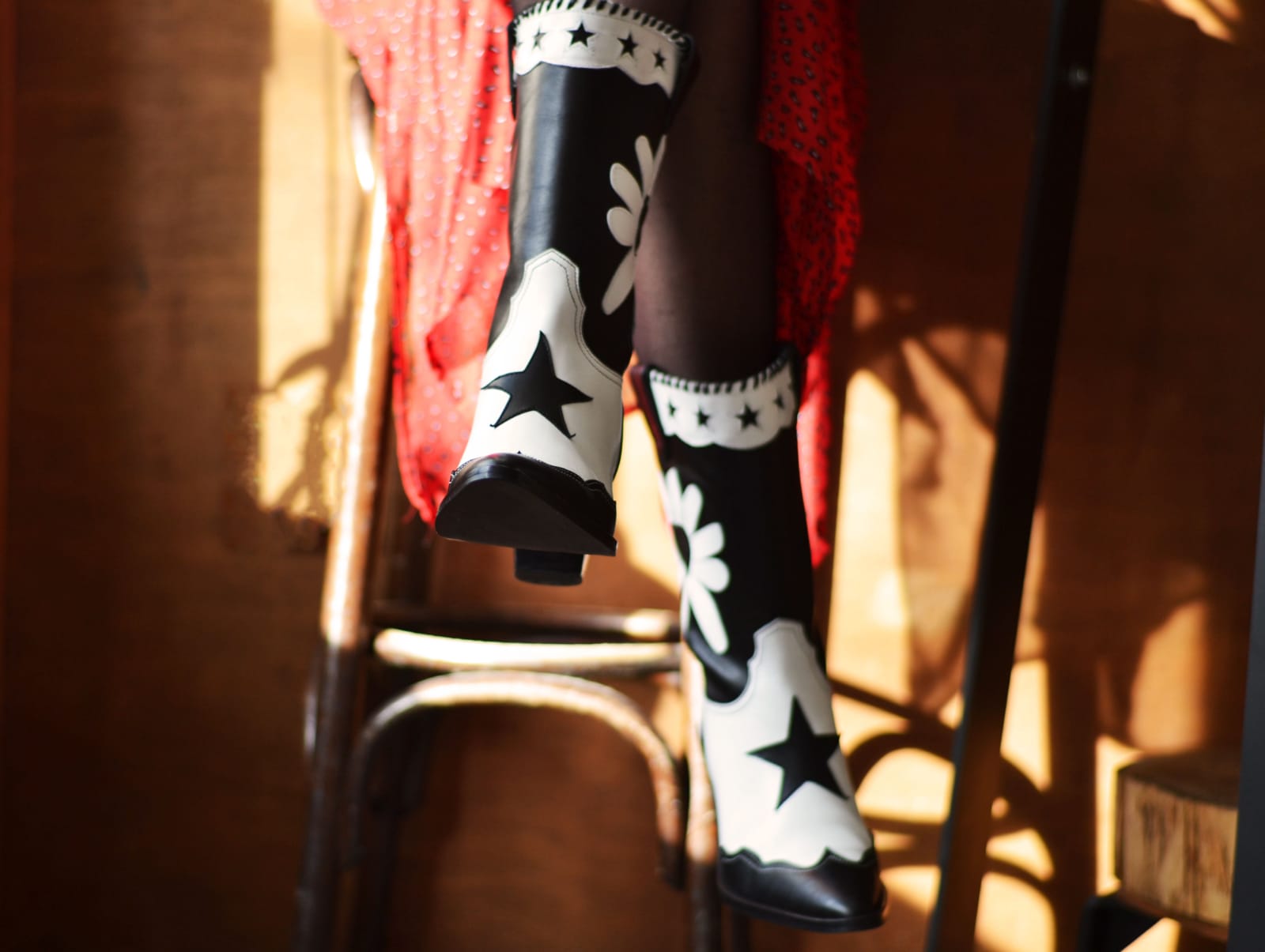 Leren cowboyboots